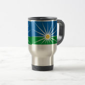 Mug De Voyage Uberlandia Minasgerais drapeau de Brésil, Brésil (Devant droit)