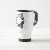 Mug De Voyage Ubuntu (chrome) (Devant droit)