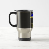 Mug De Voyage Ukraine Drapeau avec votre nom (Gauche)