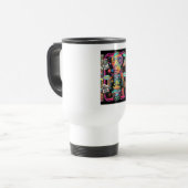 Mug De Voyage Ultimate 90s Nostalgia Pop Art Collage (Devant gauche)