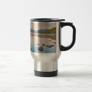Mug De Voyage Un beau lever de soleil sur Rannoch amarrent