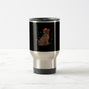 Mug De Voyage Un cadeau léger de Noël à Terre-Neuve amoureux de