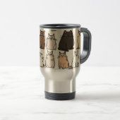 Mug De Voyage Un chat amusant et Whimssique Design Chat Voyage M (Devant droit)