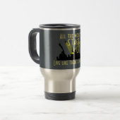 Mug De Voyage Un Cool de devis inspirant tout le monde (Devant gauche)