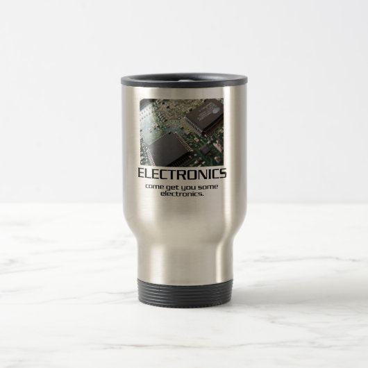 Mug De Voyage Un peu d'électronique. (Centre)