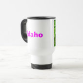 Mug De Voyage Un Rose sauvage - Idaho (Devant gauche)