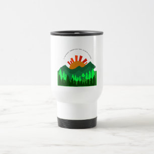 Mug De Voyage Un voyage à travers les pentes silencieuses Rétro 