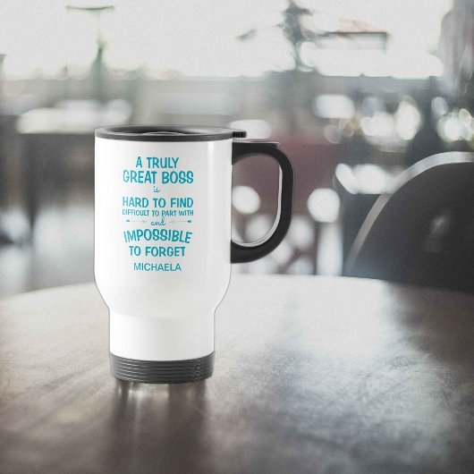 Mug De Voyage Un vrai grand patron personnalisé
