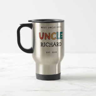Mug De Voyage Uncle personnalisé Retro cadeau meilleur oncle jam