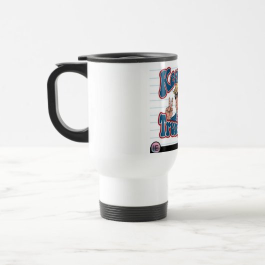 Mug De Voyage Une foule de partisans de Trump (Gauche)