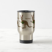 Mug De Voyage Une jolie illustration de kangourou australien (Centre)