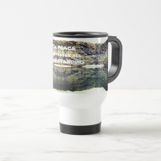 Mug De Voyage Une paix qui passe par la compréhension de l'inspi (Devant droit)