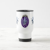 Mug De Voyage Unicorne magique mythique en argent (Centre)
