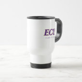 Mug De Voyage Université de Caroline de l'Est | Logo de l'écu (Devant droit)