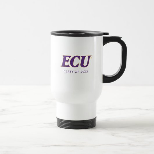 Mug De Voyage Université de Caroline de l'Est | Logo de l'écu (Droite)