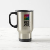 Mug De Voyage Upload Logo Here Custom QR Code Modern Elegant (Gauche)