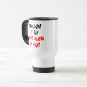 Mug De Voyage Urologiste Zombie Slayer plaisanter (Devant gauche)