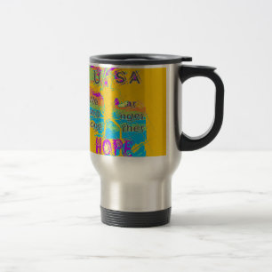 Mug De Voyage USA Belle conception de texte Extraordinaire