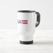 Mug De Voyage USA Stars and Stripes (Devant droit)