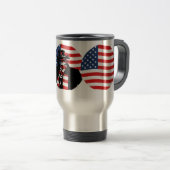 Mug De Voyage USA Stars & Stripes / Oncle Sam (Devant droit)