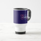 Mug De Voyage USA Texte 4 juillet Design-62118 (Devant droit)