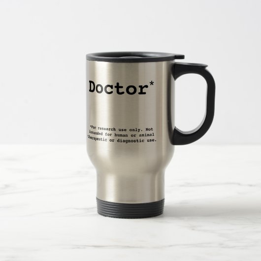 Mug De Voyage Utilisation de recherches seulement ! (Droit)