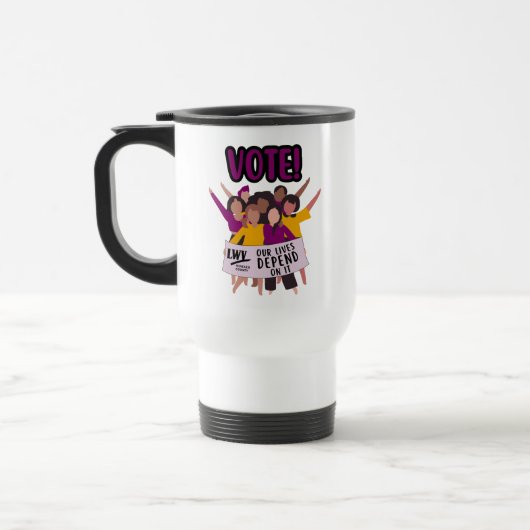 Mug De Voyage Utilisez Votre Musique De Voyage Vote (Gauche)