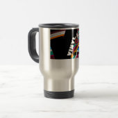Mug De Voyage V est pour le vinyle (Devant gauche)