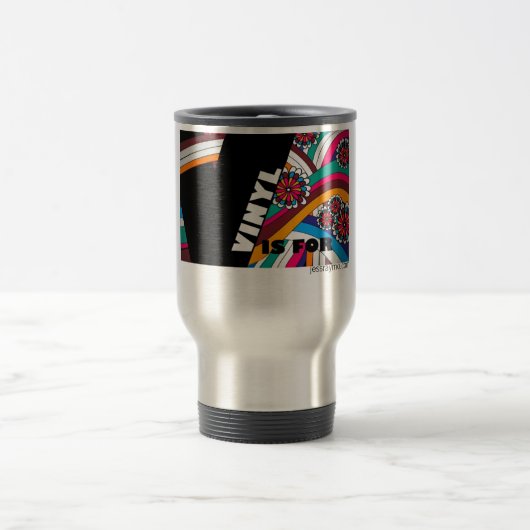 Mug De Voyage V est pour le vinyle (Centre)