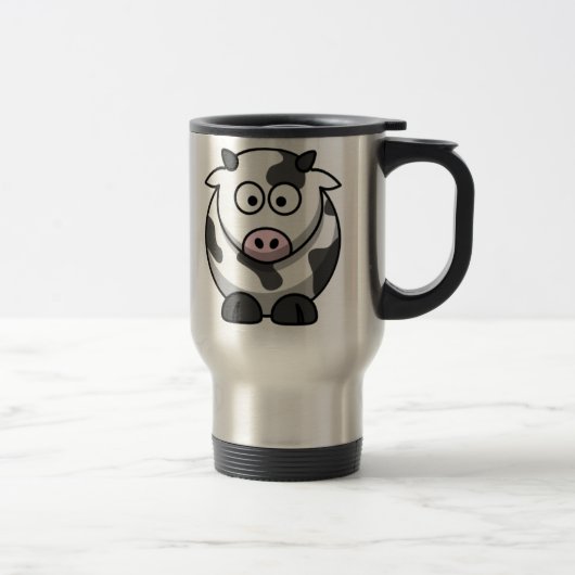 Mug De Voyage Vache à bande dessinée (Droit)