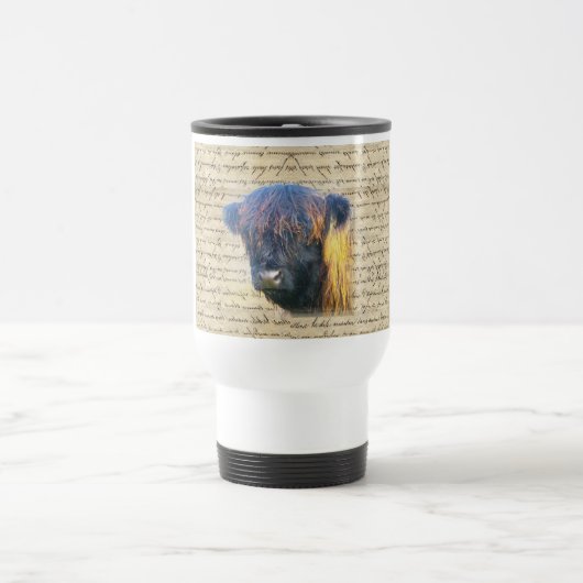 Mug De Voyage Vache de Highland (Centre)
