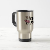 Mug De Voyage Vache heureuse (Devant gauche)