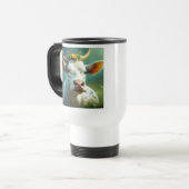Mug De Voyage Vache, J'Ai Besoin De Café Drôle (Devant gauche)