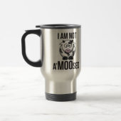 Mug De Voyage Vache mignonne - Je ne suis pas A'MOOsed (Gauche)