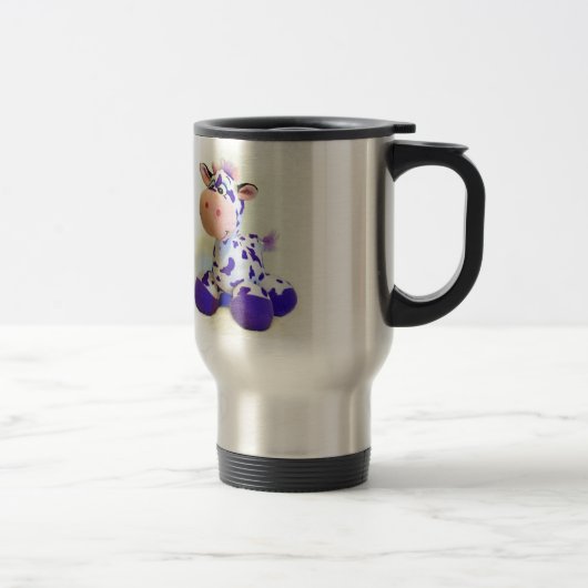 Mug De Voyage Vache pourpre (Droit)