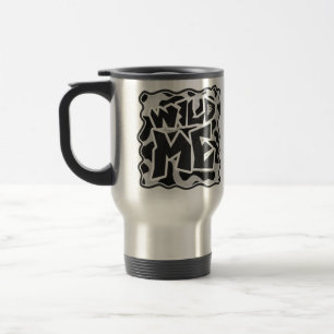 Mug De Voyage Vache Wild Me Noir et Blanc