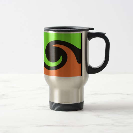 Mug De Voyage vague colorée (Droit)