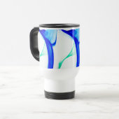 Mug De Voyage Vagues Abstraites (Devant gauche)