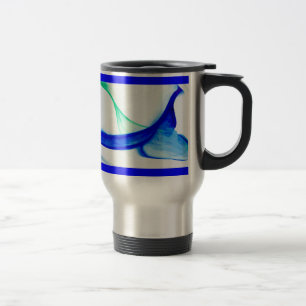 Mug De Voyage Vagues Abstraites