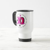 Mug De Voyage Valentine Hugs et baisers (Devant gauche)