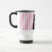 Mug De Voyage Valentines - silhouette de Sheltie (Gauche)