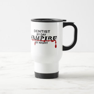Mug De Voyage Vampire de dentiste par nuit