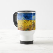 Mug De Voyage Van Gogh Champs de blé Impressionniste Peinture (Devant gauche)