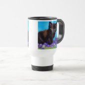 Mug De Voyage Van Gogh Chat et fleurs (Devant droit)