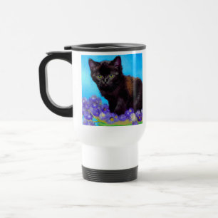 Mug De Voyage Van Gogh Chat et fleurs