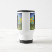 Mug De Voyage Van Gogh Chat noir Fleurs jaunes (Centre)