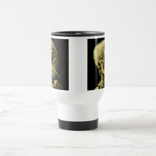 Mug De Voyage Van Gogh Fumer du squelette (Centre)
