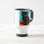 Mug De Voyage Van Gogh Style Pouting Kitten (Devant droit)
