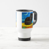 Mug De Voyage Van Gogh Style Starry Night Cat (Devant droit)