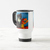 Mug De Voyage Van Gogh Tuxedo Cat (Devant gauche)
